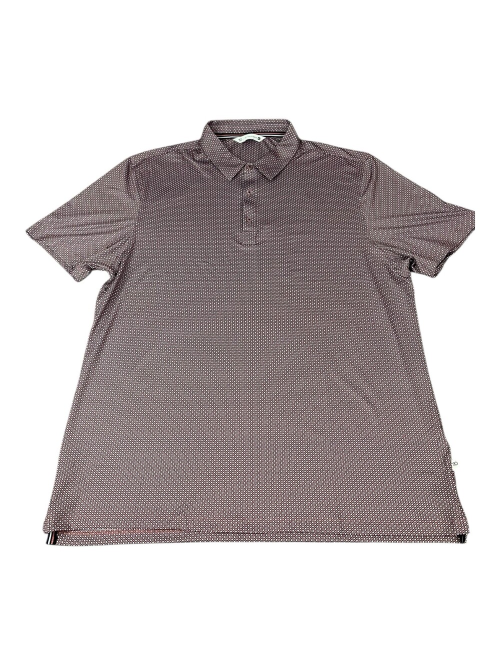 7 Diamonds Performance Polo Shirt, 4-Way-Stretch, The Gimmie Geometric, Men’s XL